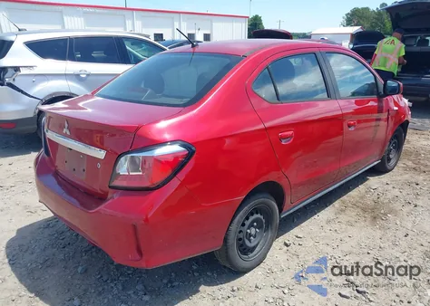 2021 Mitsubishi Mirage G4 Carbonite Edition/Es/Le из США, поврежденный, VIN ML32FUFJ1MHF00762